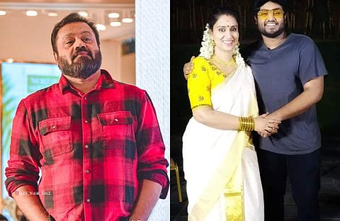 സുരേഷ് ഗോപി, ഗോകുൽ സുരേഷും രാധികയും/ ഫെയ്സ്ബുക്ക്