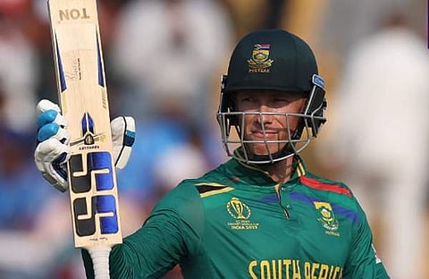 സെഞ്ച്വറി നേടിയ റസി വാന് ഡെര് ഡൂസന്, image credit/ icc cricket world cup