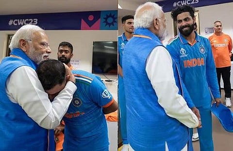 മുഹമ്മദ് ഷമിയും രവീന്ദ്ര ജഡേജയും എക്സില് പങ്കുവെച്ച ചിത്രം