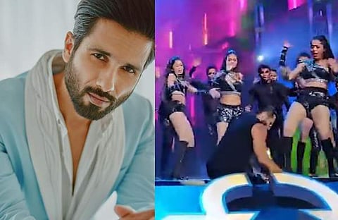 ഷാഹിദ് കപൂര്/ചിത്രം: ഫെയ്സ്ബുക്ക്, ഷാഹിദ് ഡാൻസിനിടെ വീഴുന്നു/ വിഡിയോയിൽ നിന്ന്