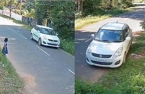 അബിഗേല് സാറയെ തട്ടിക്കൊണ്ടുപോകുന്നതിന് മുന്പ് പുറത്തുവന്ന വീഡിയോ ദൃശ്യത്തില് നിന്ന്