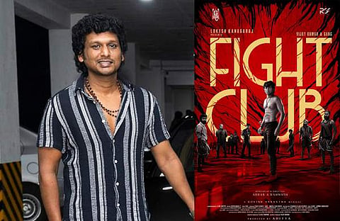 ലോകേഷ് കനകരാജ്, ഫൈറ്റ് ക്ലബ് പോസ്റ്റർ/ചിത്രം: ഫെയ്സ്ബുക്ക്