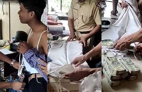 വാളയാർ ചെക്ക് പോസ്റ്റിൽ കുഴൽപ്പണ വേട്ട/ ടെലിവിഷൻ സ്ക്രീൻഷോട്ട്