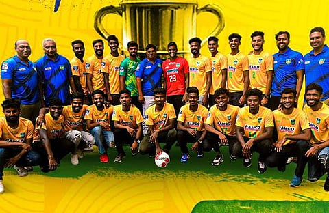 2022ൽ ചാമ്പ്യൻമാരായ കേരള ടീം/ ട്വിറ്റർ