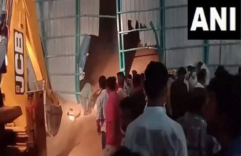 തകര്ന്ന സ്റ്റോറേജ് യൂണിറ്റ്/ എഎന്ഐ
