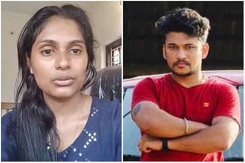 അര്ജുന് ആയങ്കിയുടെ ഭാര്യ/ ലൈവില് നിന്ന്
