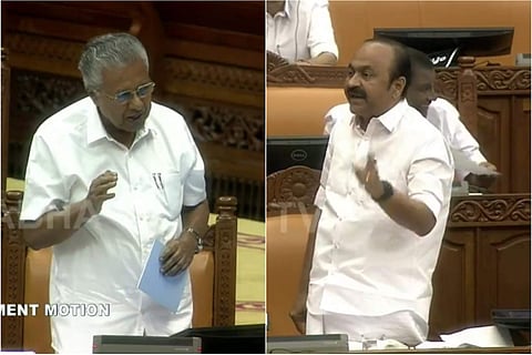 പിണറായി വിജയന്, വി ഡി സതീശന്/ സഭ ടിവി
