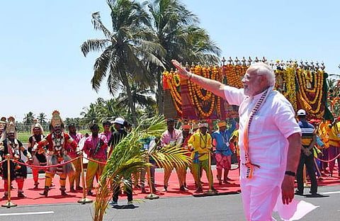 നരേന്ദ്ര മോദി ബെംഗളൂരുവില്/ എഎന്ഐ