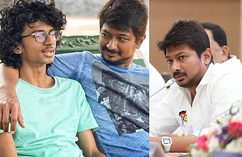 ഉദയനിധി സ്റ്റാലിൻ മകൻ ഇൻനിധിക്കൊപ്പം/ ഇൻസ്റ്റഗ്രാം