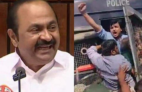 വിഡി സതീശന്, വി ശിവന്കുട്ടി ഫെയ്സ്ബുക്കില് പങ്കുവച്ച റിയാസിന്റെ ചിത്രം