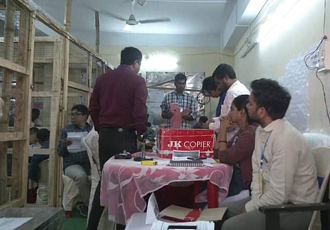ത്രിപുരയിലെ വോട്ടെണ്ണല് കേന്ദ്രത്തില് നിന്നുള്ള ദൃശ്യം, എഎന്ഐ