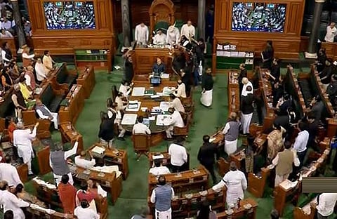പാര്ലമെന്റിലെ പ്രതിപക്ഷ പ്രതിഷേധം/ പിടിഐ
