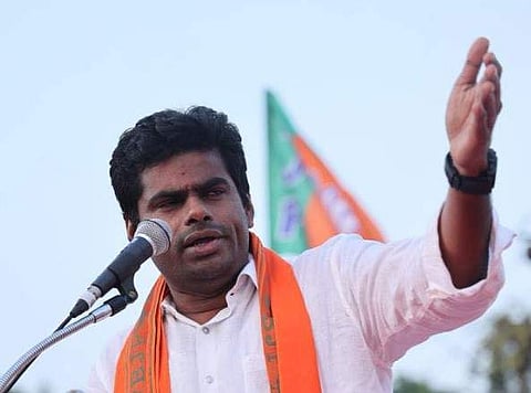 തമിഴ്നാട് ബിജെപി അധ്യക്ഷന് കെ അണ്ണാമലൈ/ ഫെയ്സ്ബുക്ക്