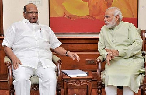 ശരദ് പവാറും നരേന്ദ്ര മോദിയും/ഫയല്