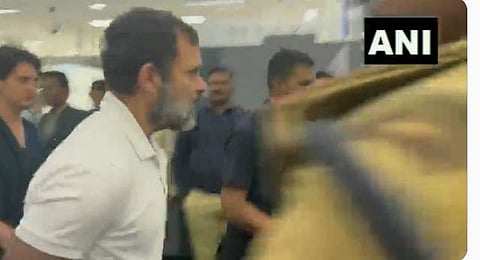 രാഹുല് ഗാന്ധി സൂറത്ത് കോടതിയില് എത്തിയപ്പോള്