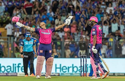 സെഞ്ച്വറി കുറിച്ച് യശസ്വി ജയ്സ്വാൾ/ ചിത്രം: പിടിഐ