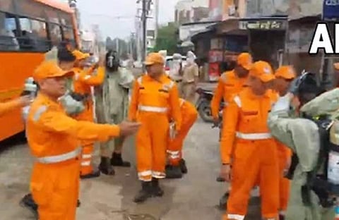 വാതക ചോര്ച്ച ഉണ്ടായ ഫാക്ടറിയിലെ രക്ഷാപ്രവര്ത്തനം, എഎന്ഐ