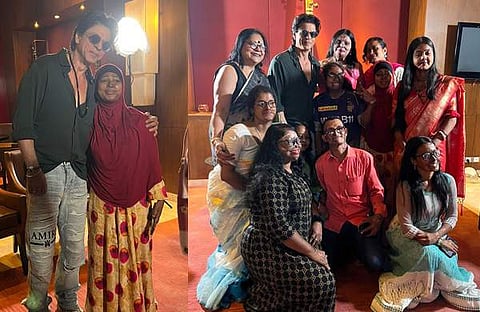 ആസിഡ് ആക്രമണത്തിന് ഇരയായവർക്കൊപ്പം ഷാരുഖ് ഖാൻ/ ട്വിറ്റർ
