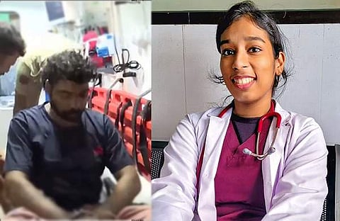 പ്രതി സന്ദീപ്, ഡോ. വന്ദന ദാസ്