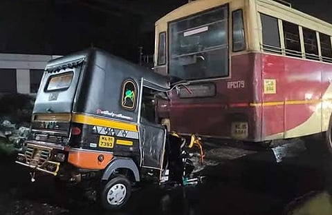 അപകടത്തിന്റെ ടെലിവിഷന് ദൃശ്യം
