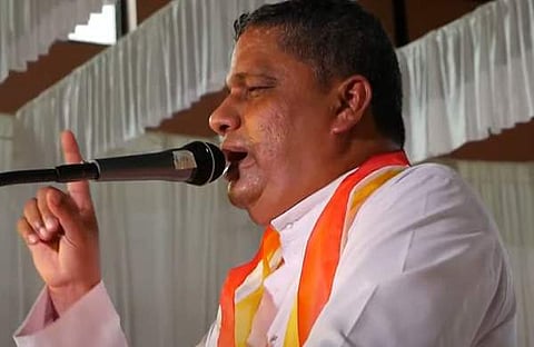 ബിഷപ്പ് പ്ലാംപാനിയുടെ പ്രസംഗത്തിൽ നിന്ന്/ ടിവി ദൃശ്യം
