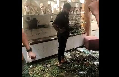 കനത്തമഴയില് ജ്വല്ലറിയിലെ സ്വര്ണം ഒലിച്ചുപോയ നിലയില്, സ്ക്രീന്ഷോട്ട്