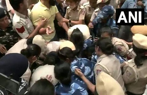 ഡല്ഹിയിലെ ഗുസ്തി താരങ്ങളുടെ പ്രതിഷേധം