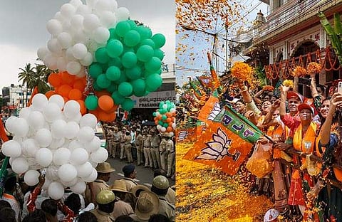 കര്ണാടക നിയമസഭാ തെരഞ്ഞെടുപ്പ് പ്രചാരണത്തിനിടയില് നിന്ന്