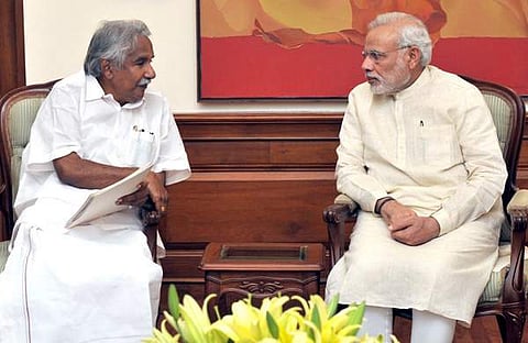 അനുശോചന സന്ദേശത്തിനൊപ്പം പ്രധാനമന്ത്രി ട്വറ്ററില് പങ്കുവച്ച ചിത്രം