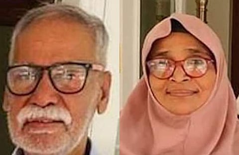 കൊല്ലപ്പെട്ട അബ്ദുല്ലയും ജമീലയും