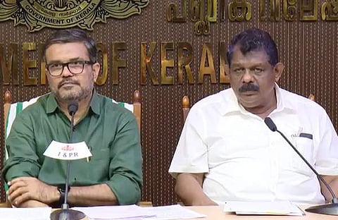 മന്ത്രിമാരായ എംബി രാജേഷും ആന്റണി രാജുവും/ ഫെയ്സ്ബുക്ക്
