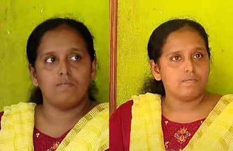 ലിജിമോള് മാധ്യമങ്ങളോടു സംസാരിക്കുന്നു/'ടിവി ദൃശ്യം
