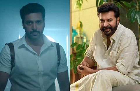 ജയം രവി/വിഡിയോ സ്ക്രീൻഷോട്ട് , മമ്മൂട്ടി/ ഇൻസ്റ്റഗ്രാം