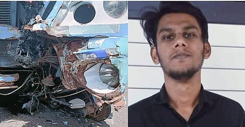 അപകടത്തിന്റെ ദൃശ്യം, സനല് മോഹന്
