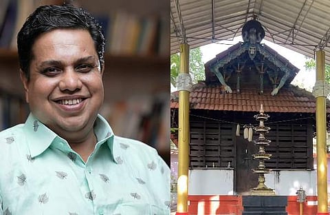 എഎന് ഷംസീര്- കാരാല്തെരു ഗണപതി ക്ഷേത്രം