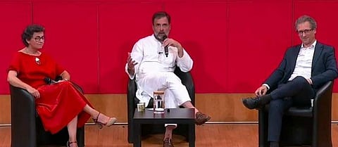 രാഹുല് ഗാന്ധി സയന്സസ് പിഒ യൂണിവേഴ്സ്റ്റിയില് സംസാരിക്കുന്നു/വീഡിയോ സ്ക്രീന്ഷോട്ട്