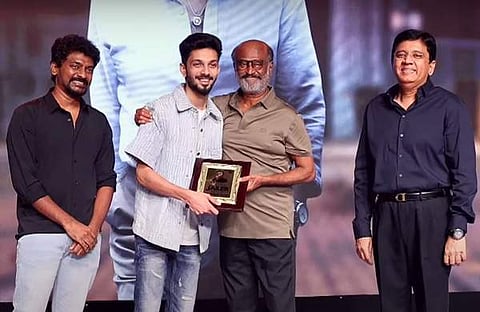 നെൽസൺ, അനിരുദ്ധ്, രജനീകാന്ത്, കാലാനിധി മാരൻ/ വിഡിയോ സ്ക്രീൻഷോട്ട്