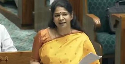 കനിമൊഴി പാര്ലമെന്റില് സംസാരിക്കുന്നു