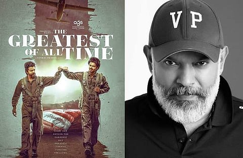 ദി ഗ്രേറ്റസ്റ്റ് ഓഫ് ഓള് ടൈം പോസ്റ്റര്, വെങ്കട് പ്രഭു/ചിത്രം: ഫെയ്സ്ബുക്ക്