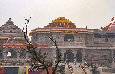 അയോധ്യയിലെ ശ്രീരാമക്ഷേത്രം/ പിടിഐ