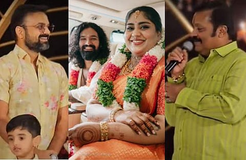 ഭാഗ്യയുടെ വിവാഹത്തിന് ചാക്കോച്ചൻ എത്തിയപ്പോൾ/ വിഡിയോ സ്ക്രീൻഷോട്ട്