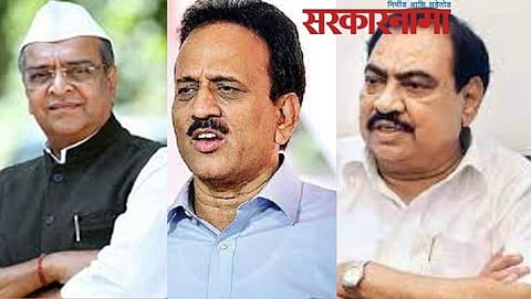 Shirish Choudhary, Girish Mahajan & Eknath Khadse