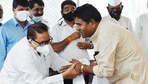 Shiv Sena MP Sadashiv Lokhande laid the foundation of Madhukarrao Pichad