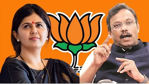 Pankaja Munde and Vinod Tawde