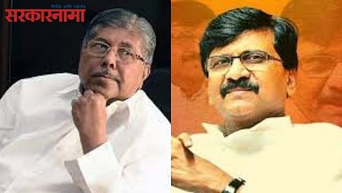 Chandrakant Patil,Sanjay Raut