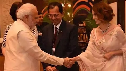 NarendraModi and Kangana Ranaut