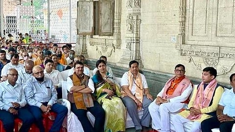 BJP leaders at Babulanath