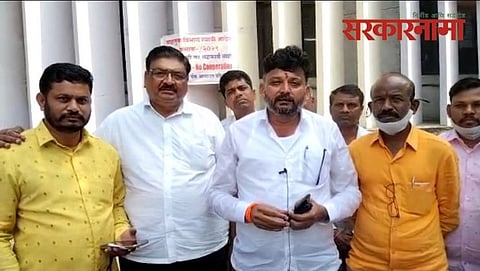 Sarpanch parishad leaders Anil Dhikle & Others