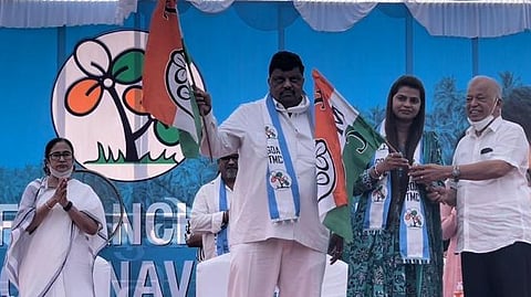 Goa NCP MLA Churchill Alemao joins TMC. 
