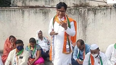 प्रचारसभेत बोलताना आमदार डॉ. किरण लहामटे